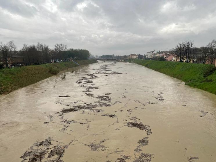 FIUME LAMONE NELL'ALLUVIONE 2025