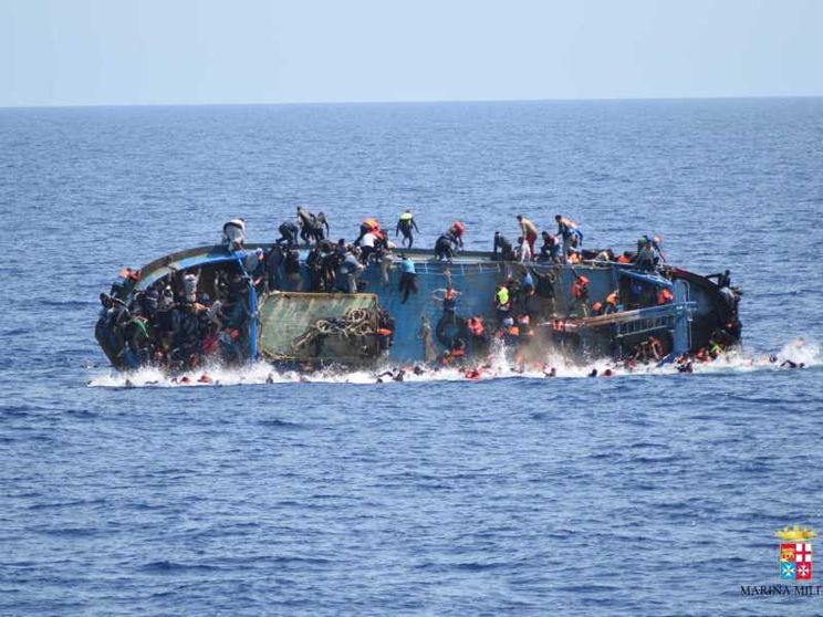 Un naufragio nel Mediterraneo