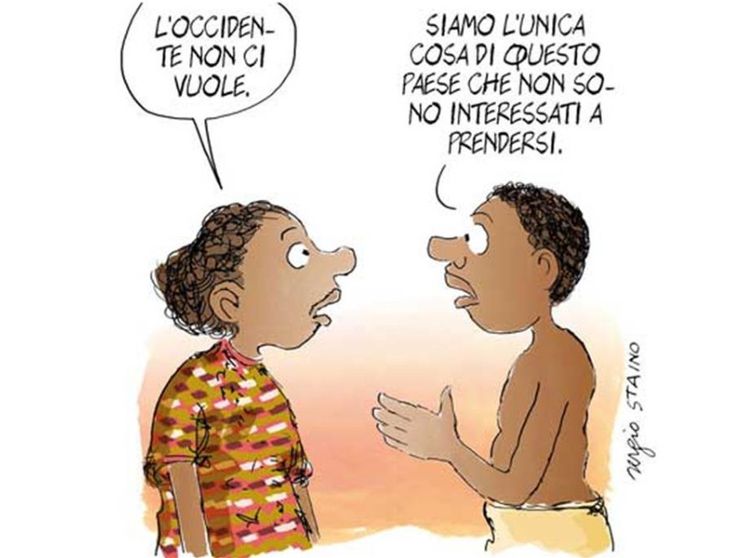 La vignetta di Staino