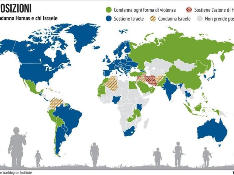 La guerra in Medio Oriente: chi condanna Hamas e chi Israele