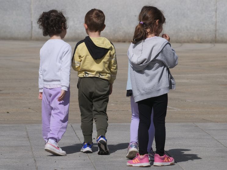 Alcuni bambini di una scuola primaria