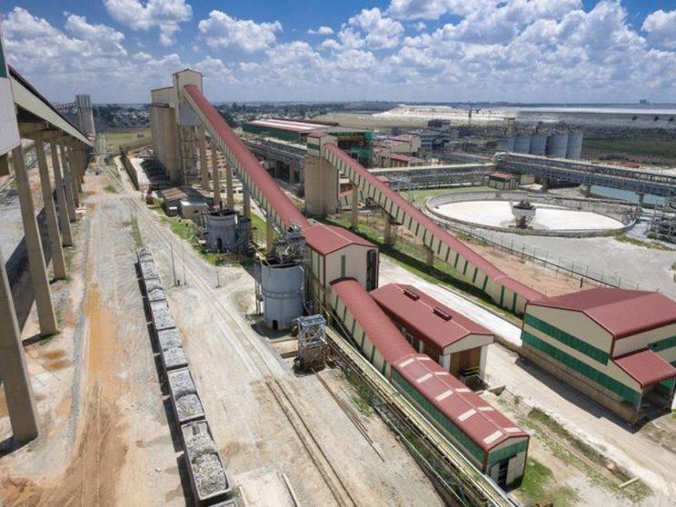 Una miniera d'oro in Sudafrica