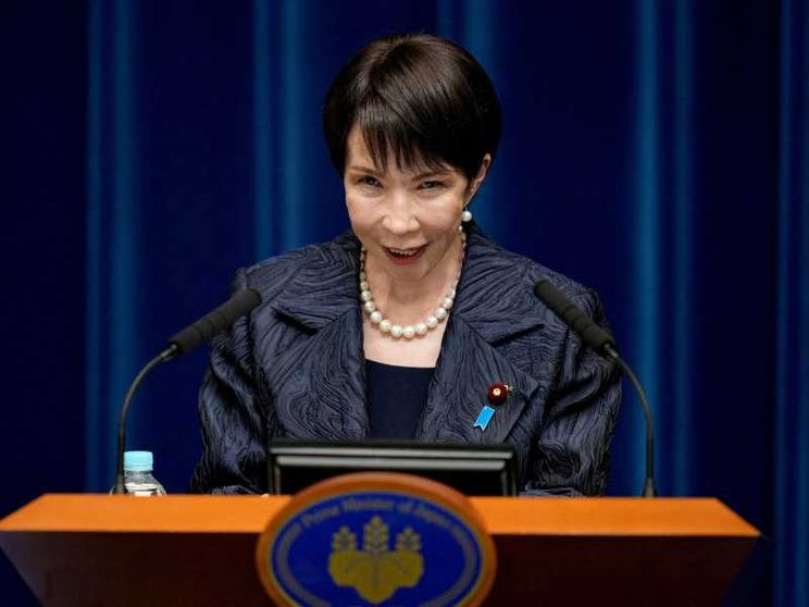 La premier giapponese Sanae Takaich