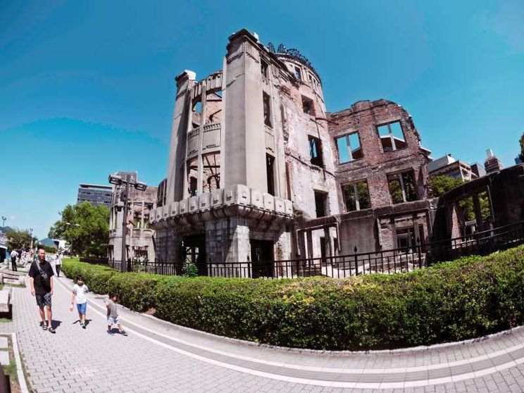 Il memoriale della "Cupola della Bomba Atomica" a Hiroshima, in Giappone