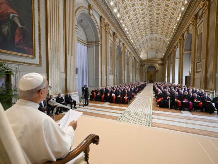 Il Papa in dialogo con i vescovi sul Cammino sinodale in Italia
