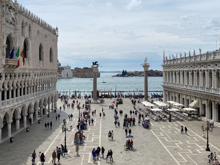 Una veduta di Piazza San Marco, a Venezia