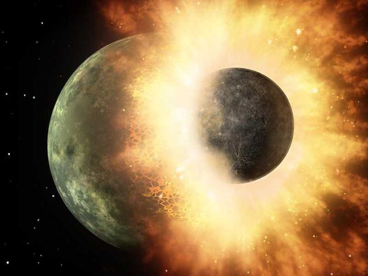 Terra e Theia: così nacquero i pianeti gemelli che generarono la Luna