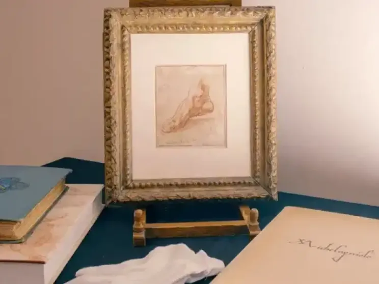 Ritrovato il disegno di un piede: è di Michelangelo?