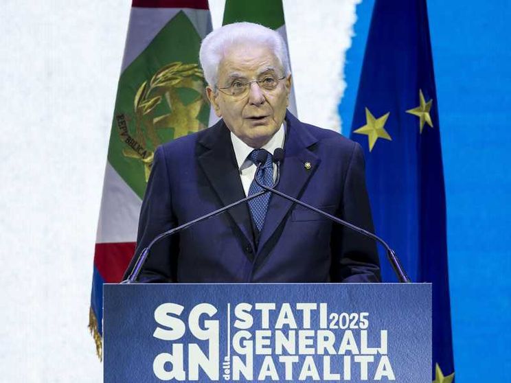 Mattarella: «La natalità è vitale per l'Italia e per l'Europa intera»