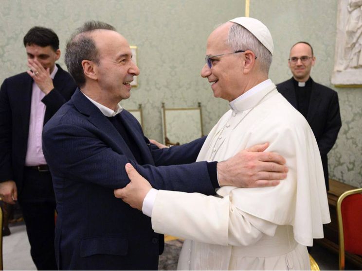Roberto Benigni racconta san Pietro: «Mi sono innamorato»