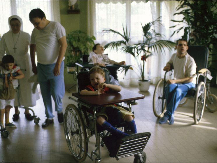 Ci sono disabili che non corrono e genitori che piangono