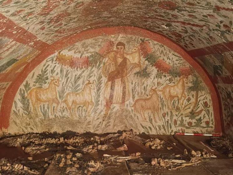 A Nicea riemerge un Gesù "Buon Pastore" unico in Anatolia