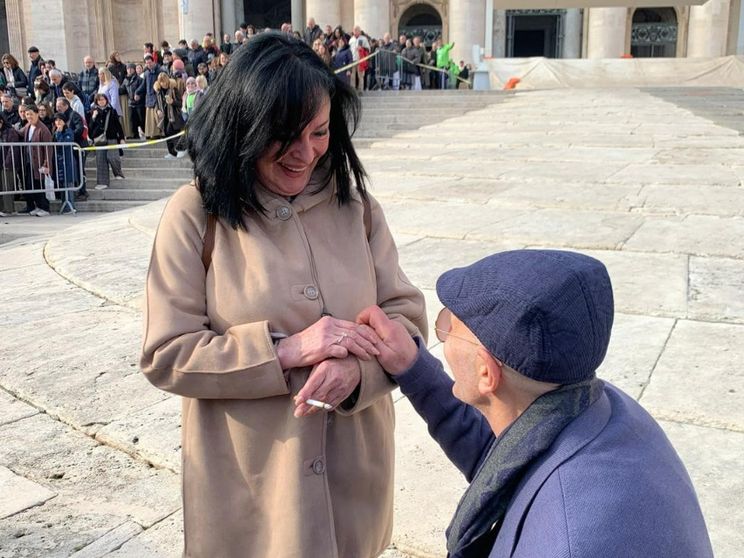 Raffaele, detenuto, e quel "sì" di Patrizia sul sagrato di San Pietro