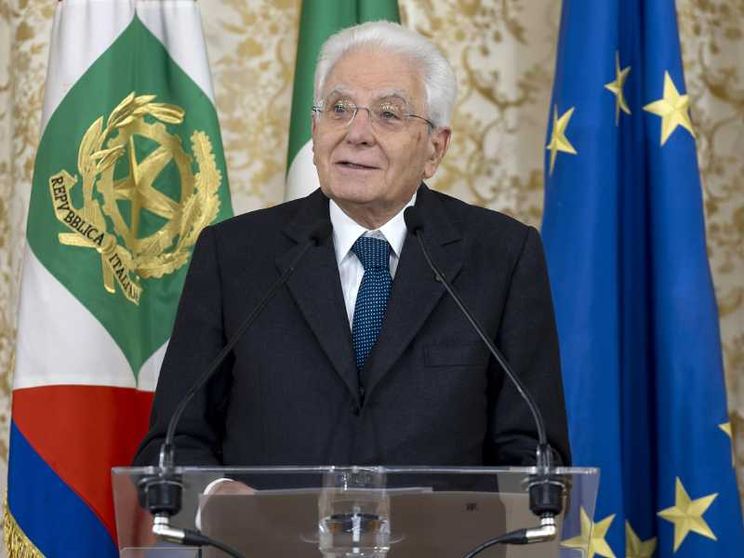 Il presiente della Repubblica Sergio Mattarella. Foto Ansa