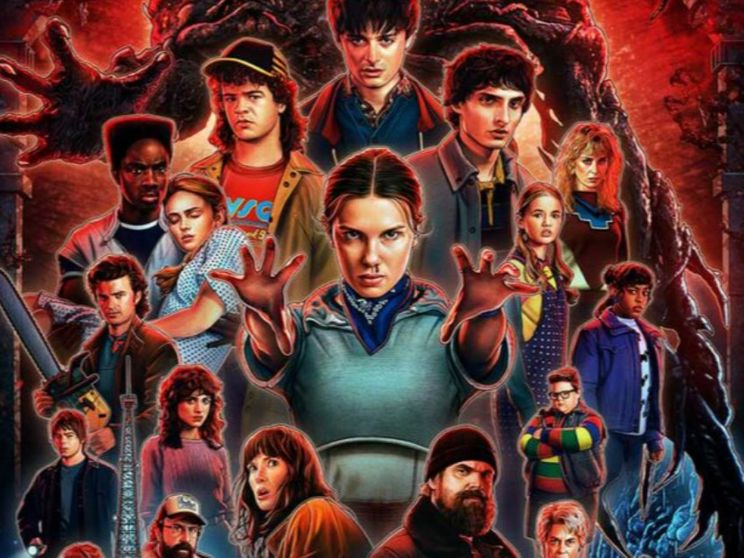 La locandina di Stranger things 5, il capitolo finale della serie cult