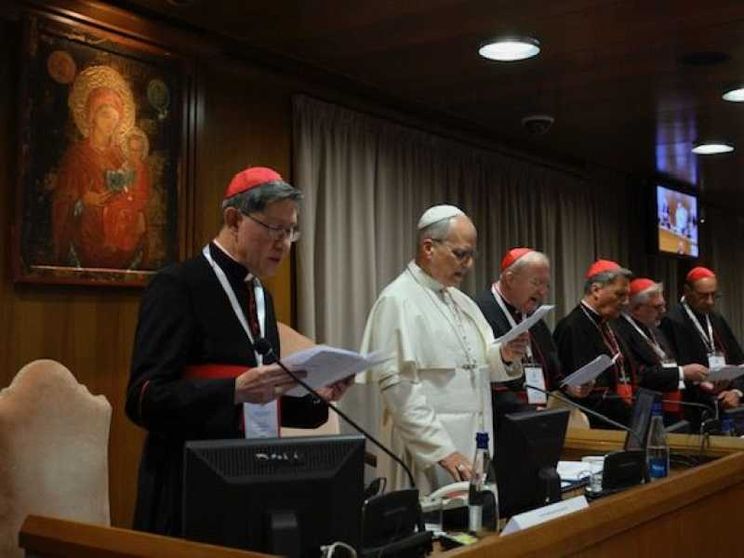 Leone XIV al Concistoro straordinario che ha richiamato a Roma 170 cardinali da tutto il mondo / Vatican Media
