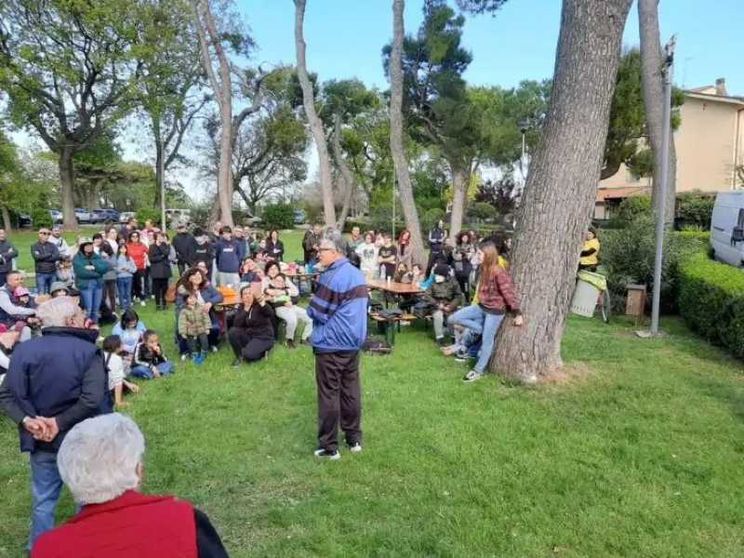 Un momento di vita comunitaria della parrocchia