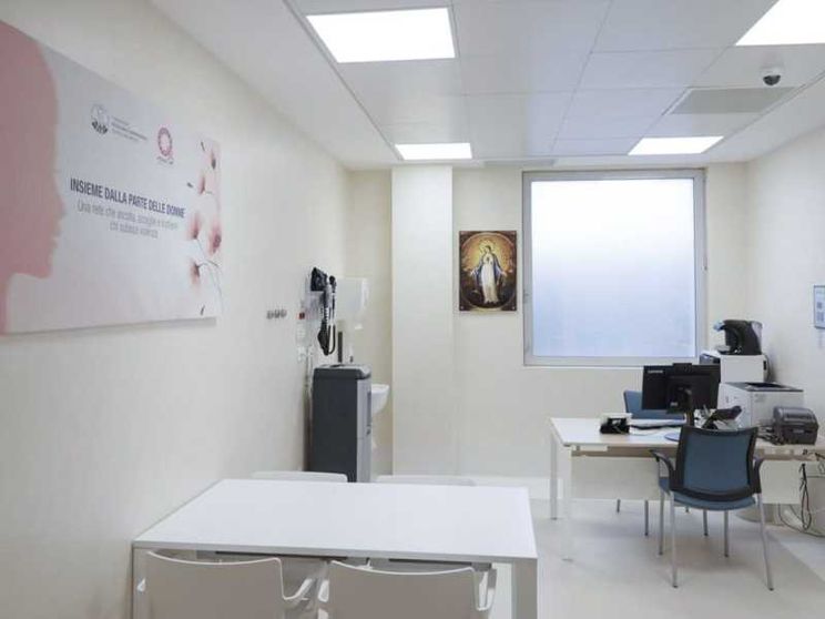 Una stanza del nuovo Centro aperto al Policlinico Campus Bio-Medico di Roma