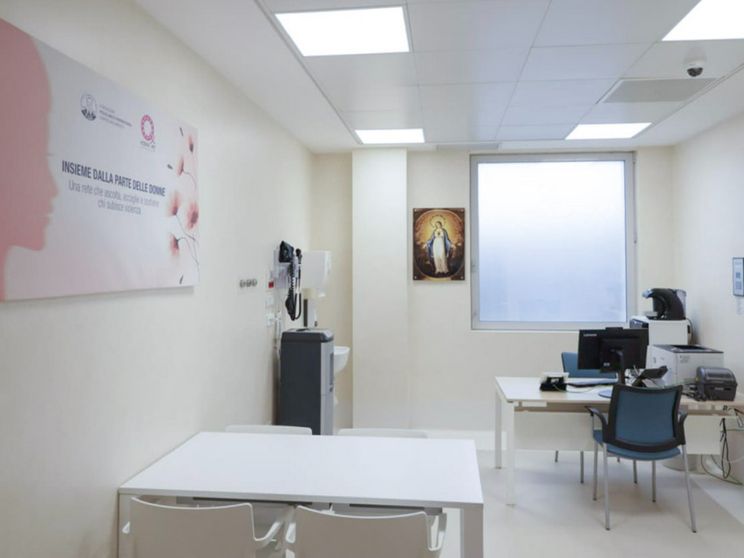 Una stanza del nuovo Centro aperto al Policlinico Campus Bio-Medico di Roma