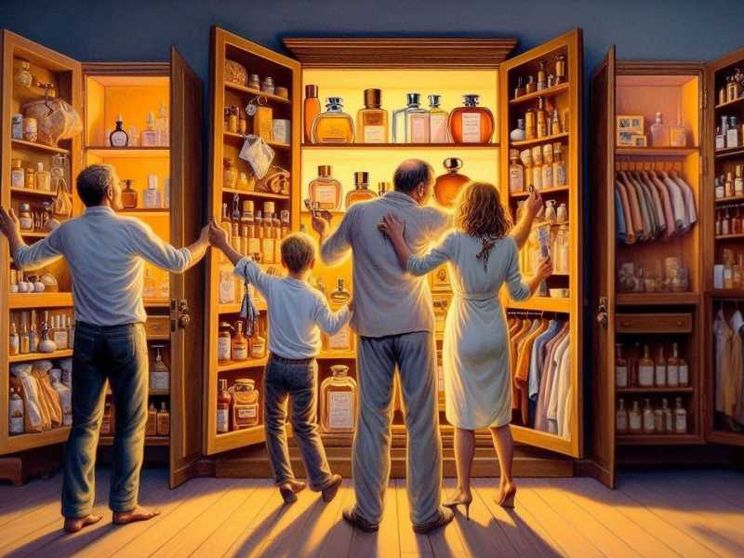 E tu, dove custodisci i profumi della tua famiglia? / IMMAGINE REALIZZATA CON L'IA