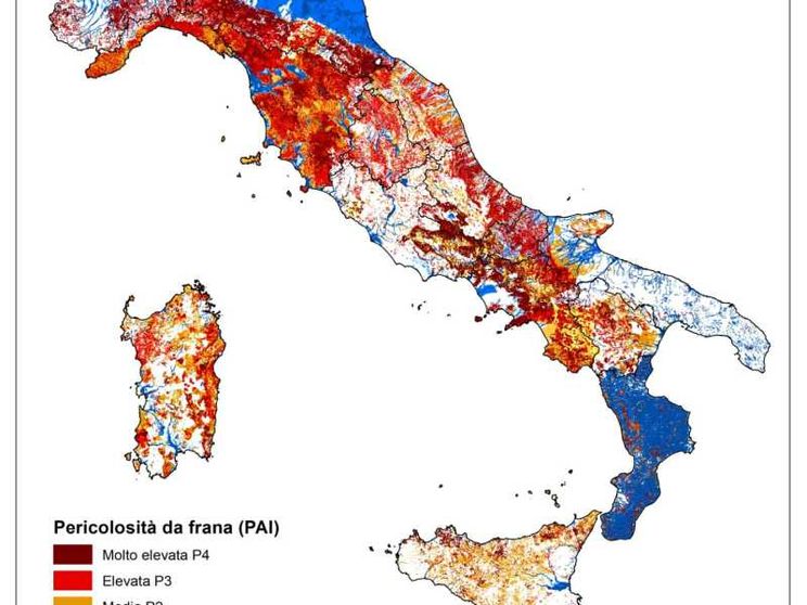 La cartina del dissesto