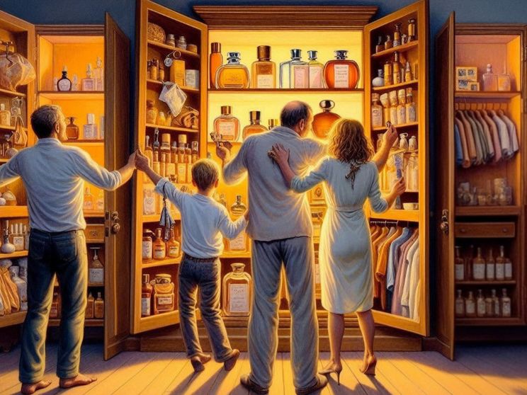 E tu, dove custodisci i profumi della tua famiglia? / IMMAGINE REALIZZATA CON L'IA
