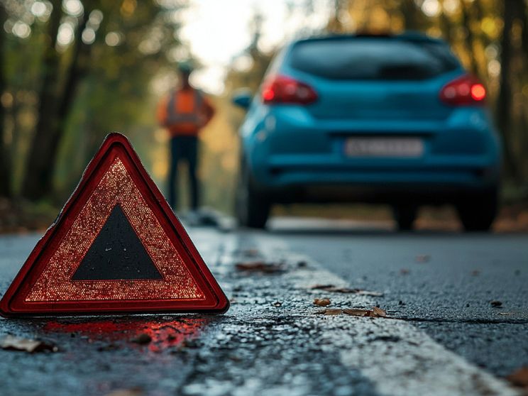 Il triangolo no: al suo posto il lampeggiate geolocalizzato