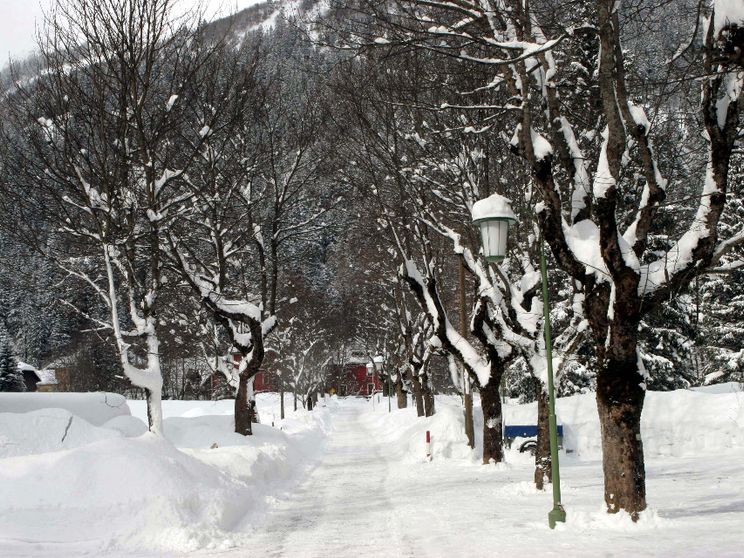 Un bambino al freddo per la fredda applicazione di una regola