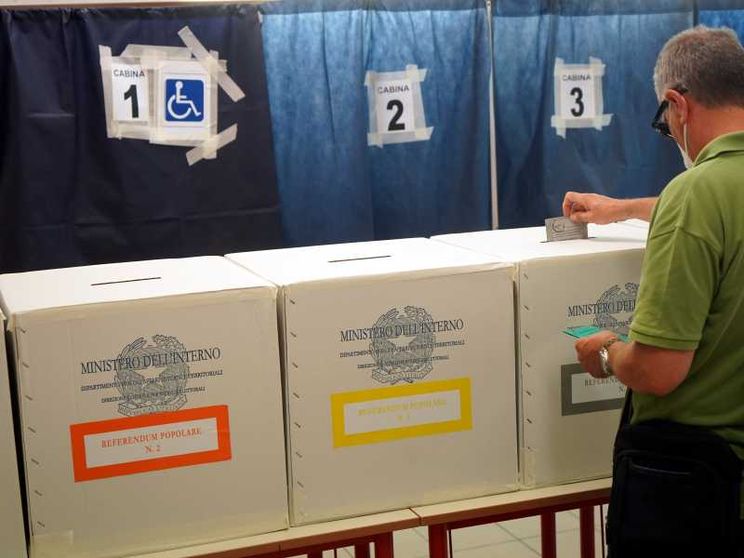 Il voto all'ultimo referendum