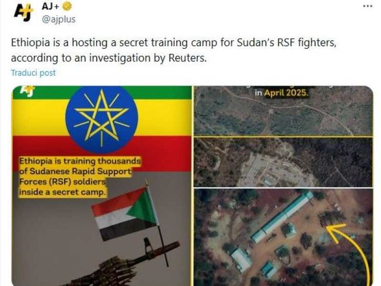 Lo scoop: i paramilitari che insanguinano il Sudan si addestrano in Etiopia