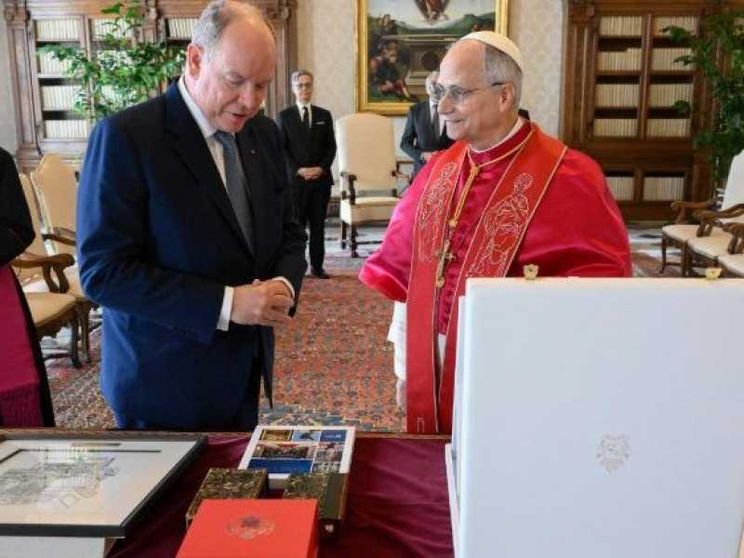 Il principe Alberto II di Monaco ricevuto in udienza da Leone XIV in Vaticano lo scorso 17 gennaio
