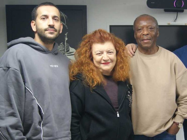 Musli Alievski, Maria Cristia Cecchini e a destra Jerome Sulubani