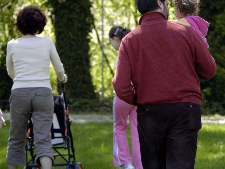 Una famiglia al parco