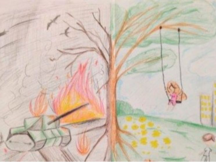 Uno dei disegni pubblicati nel libro