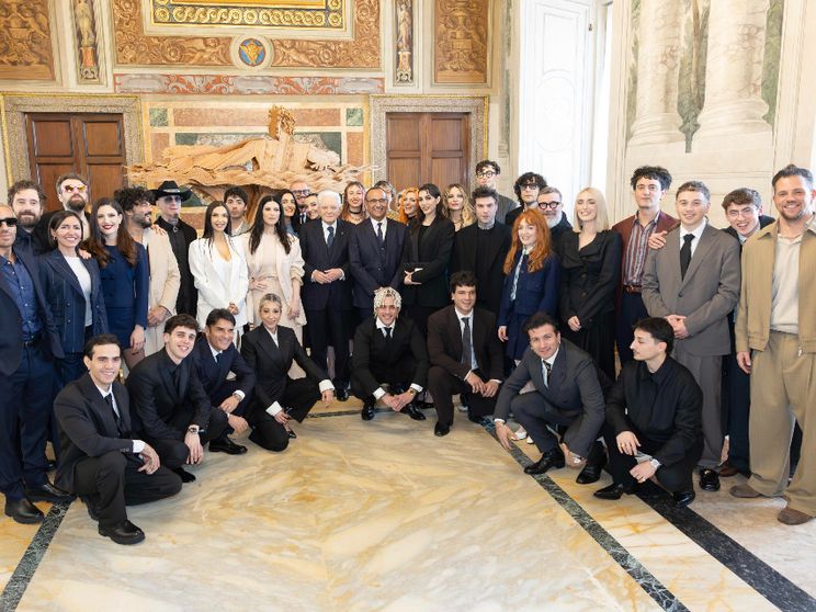 Sanremo al Colle, Mattarella: «La musica pop patrimonio del Paese»