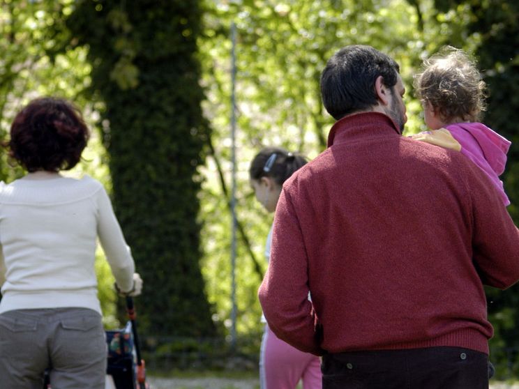 Una famiglia al parco