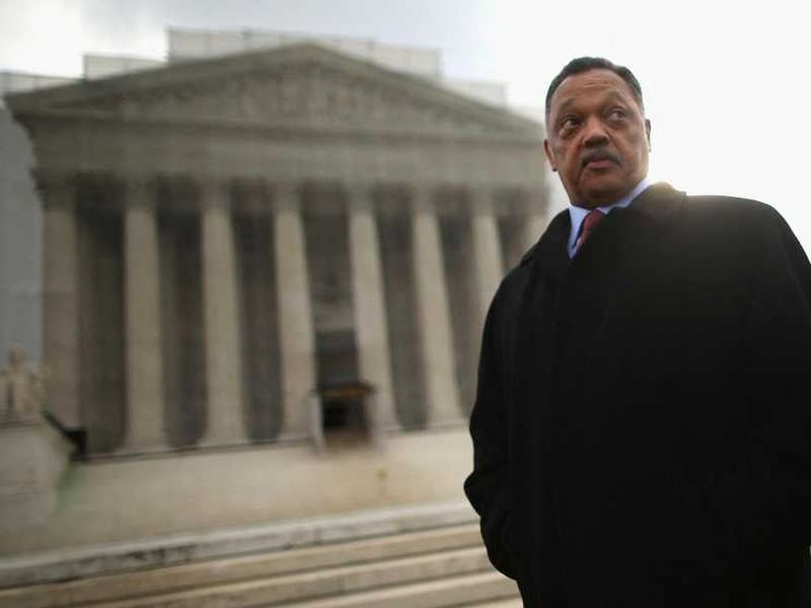Jesse Jackson in un'immagine del 2013