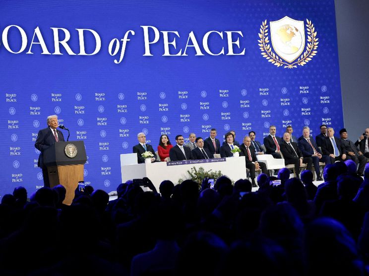 Trump alla presentazione del Board of peace