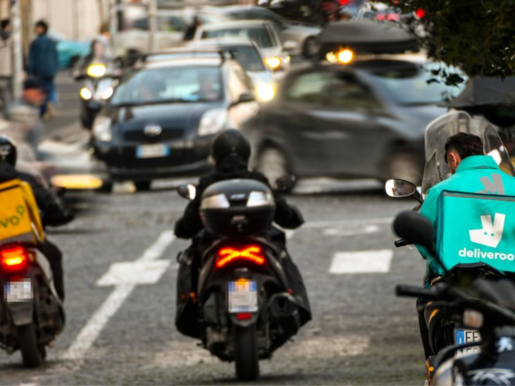 Rider per le strade di Napoli