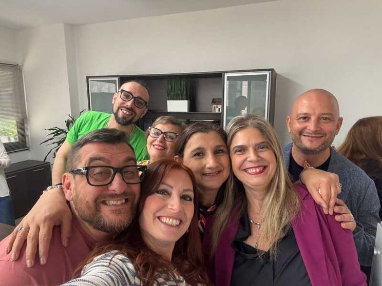 Il team della cooperativa sociale "Ra
