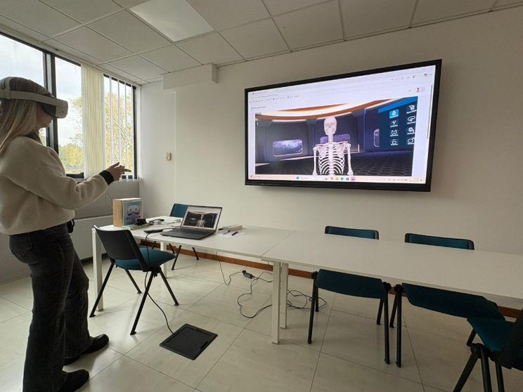 Uno dei simulatori presenti nel centro didattico. Foto Uer