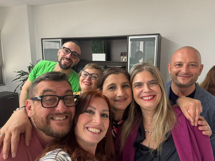 Il team della cooperativa sociale "Ra