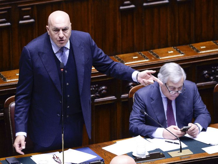 Guido Crosetto e Antonio Tajani alla Camera dei deputati