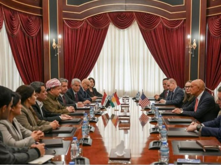 L’incontro a Erbil nel Kurdistan iracheno, il 18 gennaio, fra diplomatici americani e rappresentanti curdi / Kurdistan24