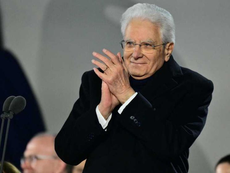 Il presidente della Repubblica Sergio Mattarella. Foto di Stefano RELLANDINI / AFP