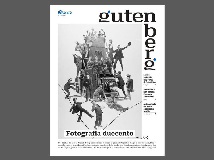 Sul nuovo Gutenberg la fotografia fa duecento