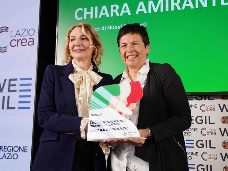 «Nessuna vita è mai perduta»: Chiara Amirante premiata dal "suo" Lazio