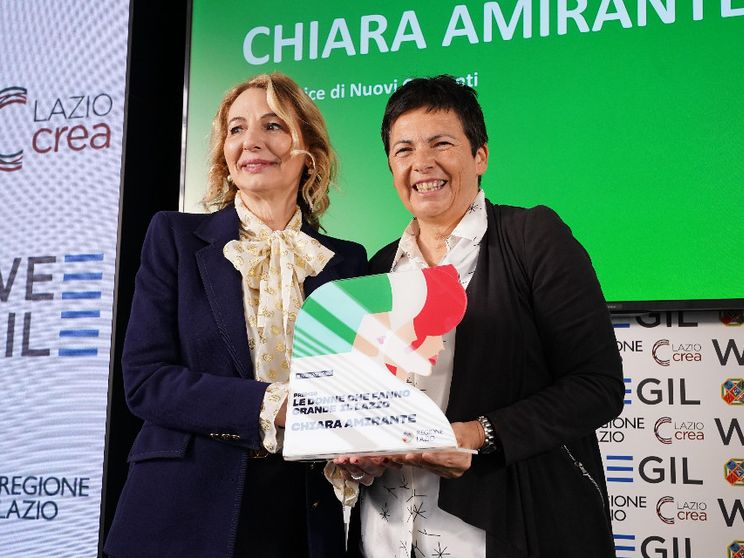 «Nessuna vita è mai perduta»: Chiara Amirante premiata dal "suo" Lazio