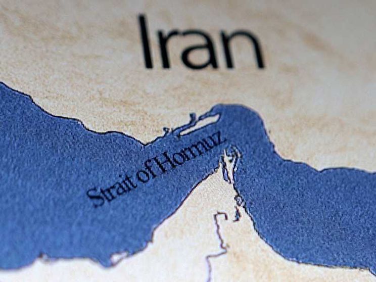 Una mappa dello Stretto di Hormuz