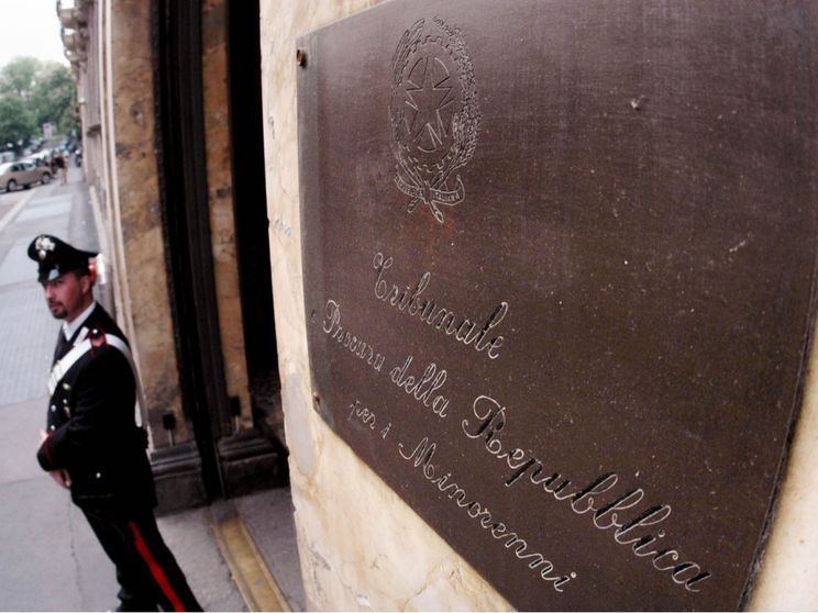 L'ingresso del Tribunale dei minori di Milano